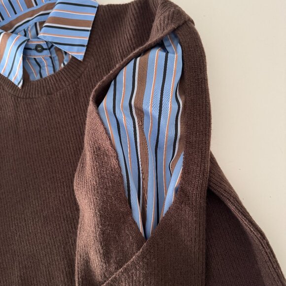 Commense 2 in 1 Ribbed Cutout Sweater NWT, Size S - Picture 10 of 14